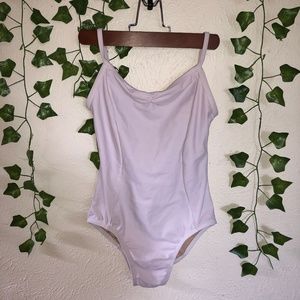 Suffolk white ballet leotard